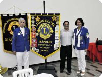 Itápolis - Lions Clube Posse Novos Membros e Visita do Governador